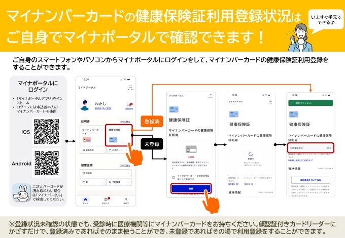 マイナ保険証 マイナポータルで登録